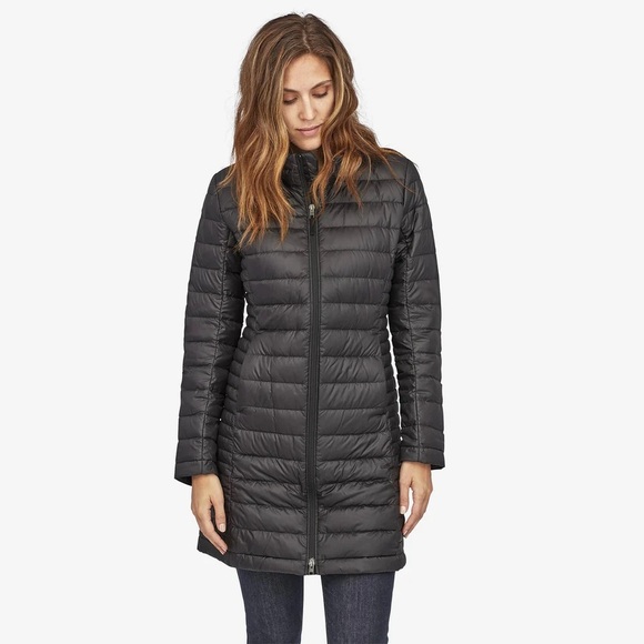 Patagonia Fiona Duck Down Filled Parka Black Women’s Small - Picture 1 of 14